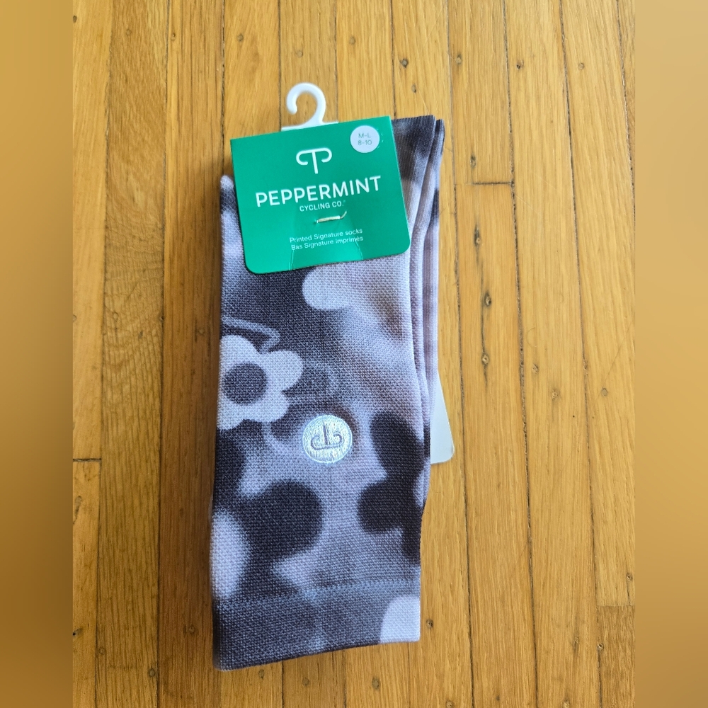 Peppermint Signature Print Socks M/L